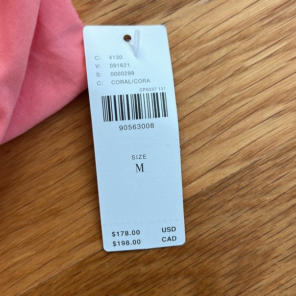 The Helena Square-Neck Tiered Midi Dress: Smocked Scallop Edition NWT Size M - Picture 2 of 4